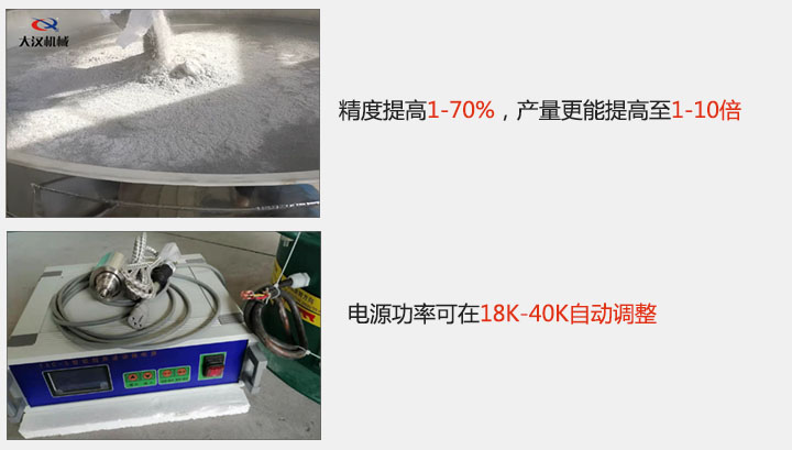 精度提高1—70%，產(chǎn)量更能提高至1-10倍  電源功率可在18K-40K自動(dòng)調(diào)整