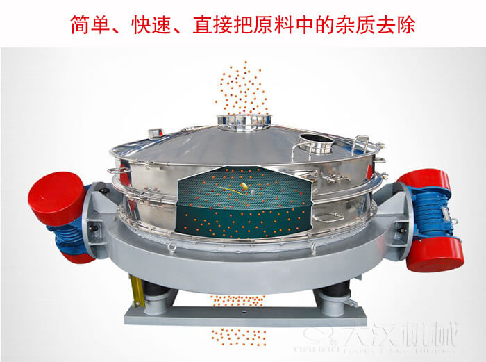 直排篩可用于粉末、顆粒的粗略篩分和除雜